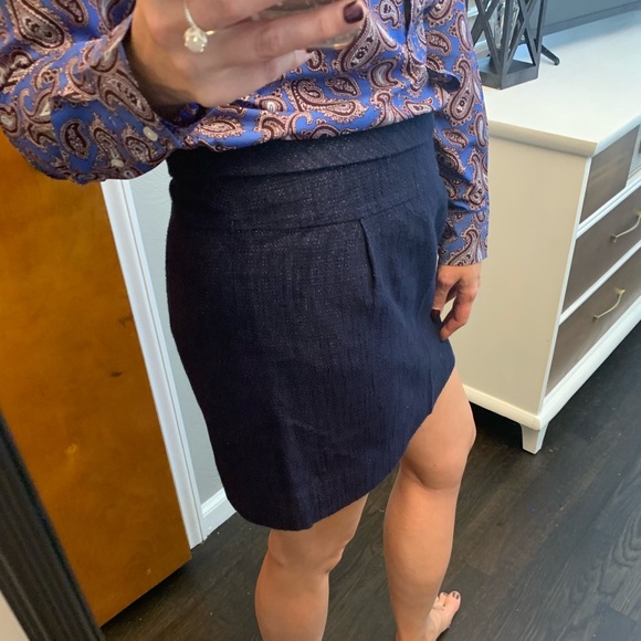 J. Crew Metallic Linen Mini Skirt - Picture 10 of 10